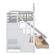 preview thumbnail 18 of 42, Castle Style Bunk Bed w/2 Drawers, 3 Shelves & Slide