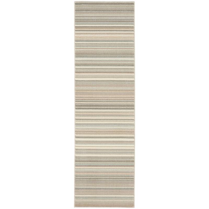 Nourison Marmara Contemporary Coastal Stripe Linear Area Rug