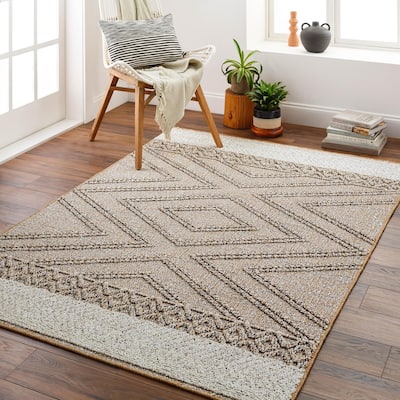 Livabliss Sarasota Scandinavian Diamond Indoor / OutdoorArea Rug