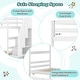 preview thumbnail 8 of 28, Costway Twin Over Twin Bunk Bed with Storage Stairs & Drawers - See Details
