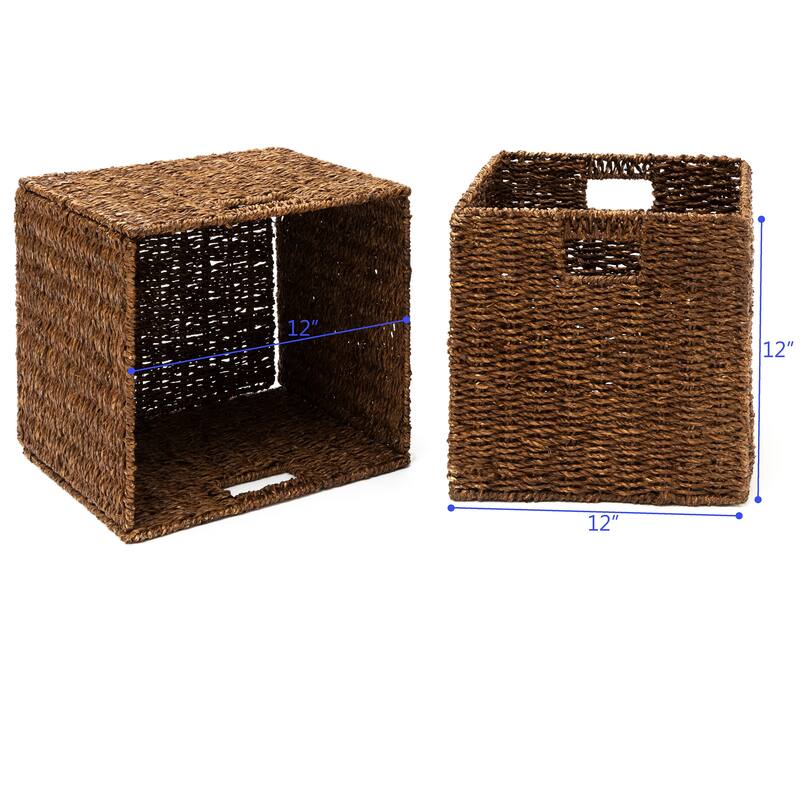Trademark Innovations Foldable Storage Basket with Iron Wire Frame