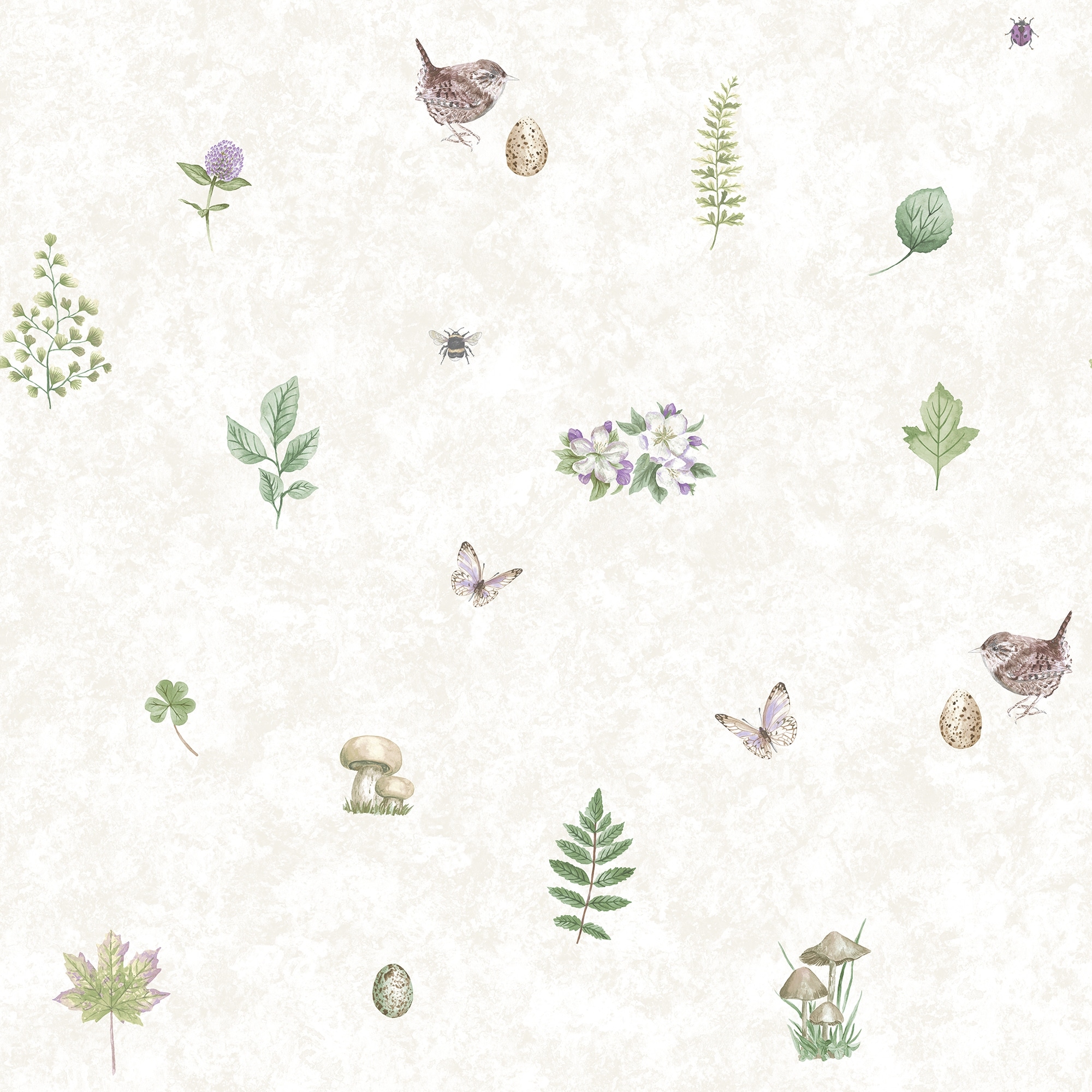 Galerie Wallcoverings Just Kitchens Meadow Spot Vinyl on Non-woven Matte Wallpaper Roll