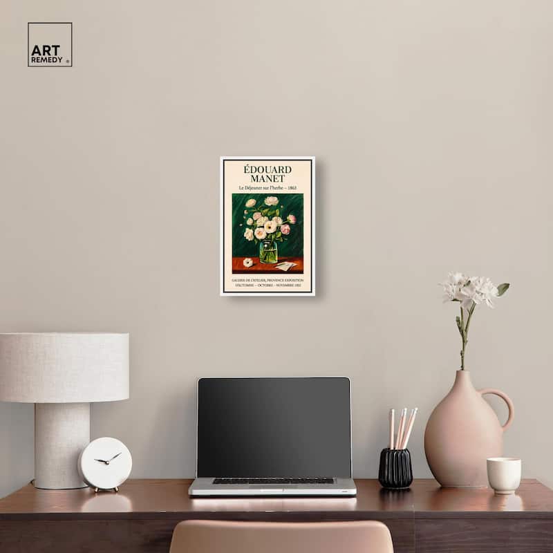 Manet's Floral Canvas by Art Remedy