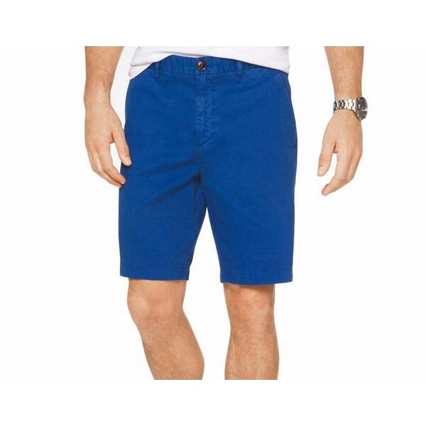 Shop Michael Kors Nautical Mens Solid Stretch Resort Shorts Free