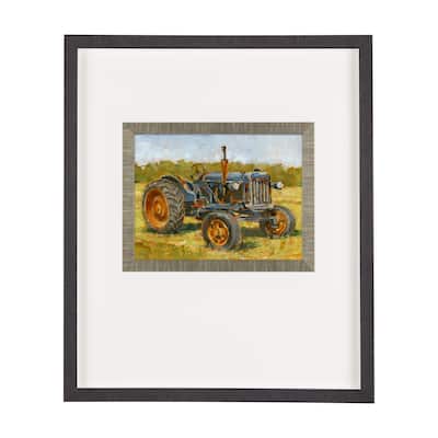 Rustic Tractors III Framed Art Print