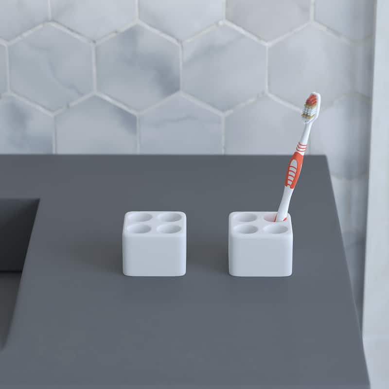 Quick Drying Diatomite Stone Toothbrush Holder - N/A