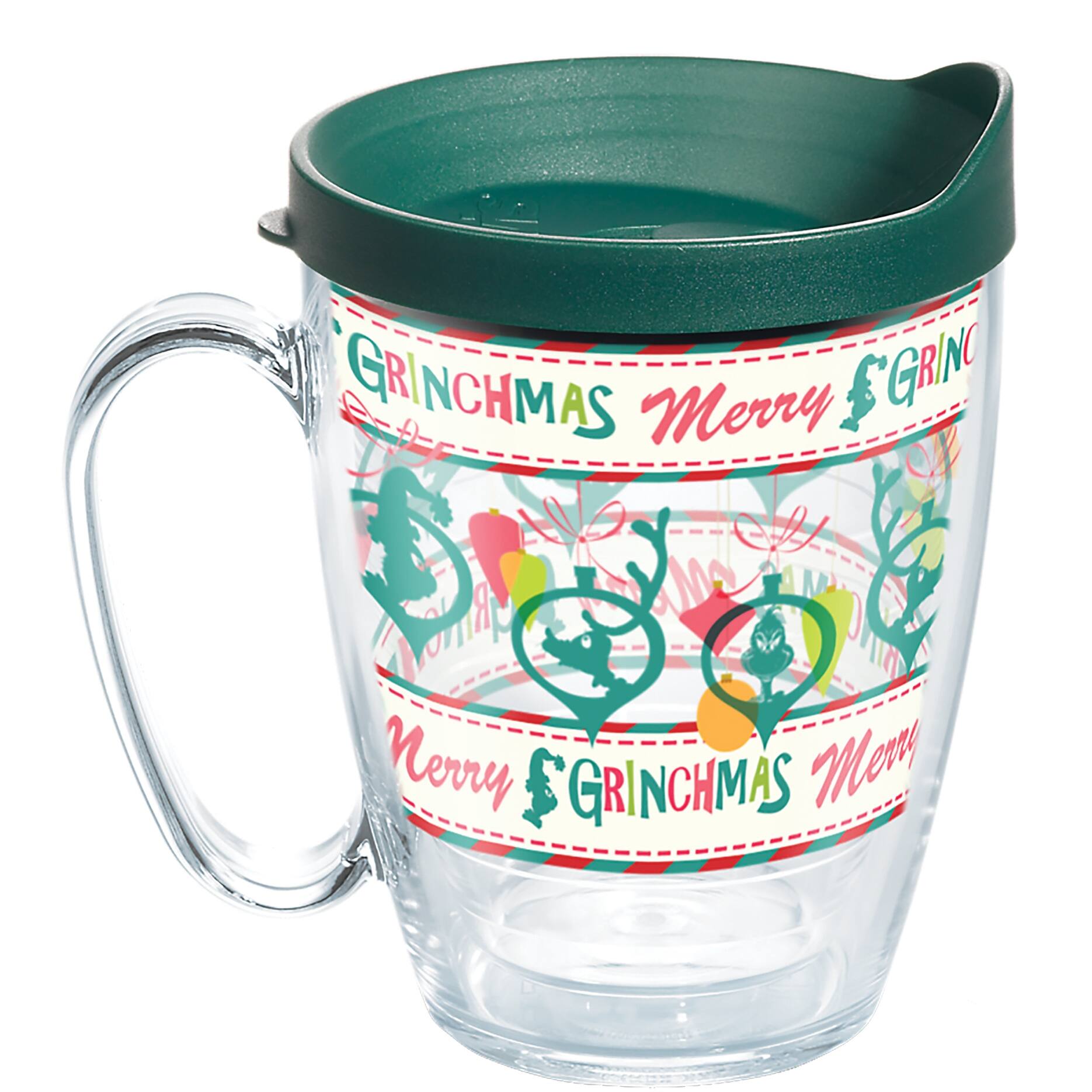 Tervis Dr. Seuss Grinch Christmas Holiday Pattern Made in USA Double