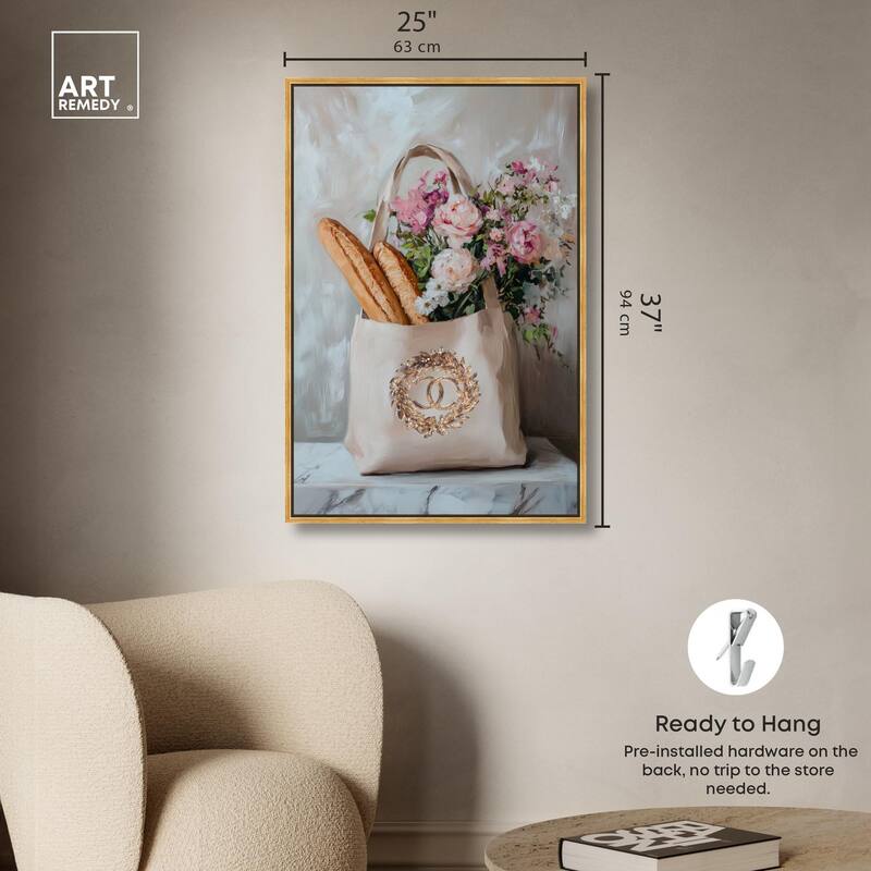 Chic Carryall I Canvas by Art Remedy