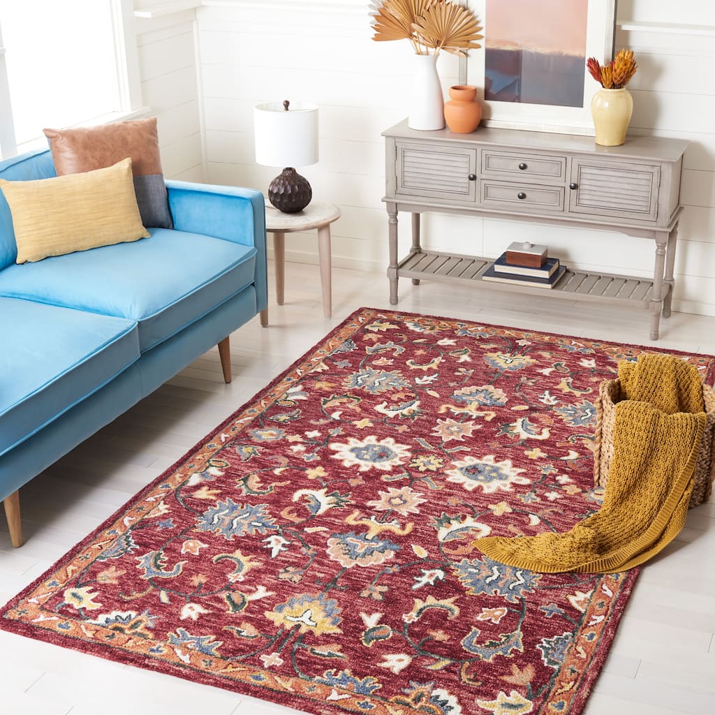 SAFAVIEH Handmade Aspen Zorela Boho Wool Rug