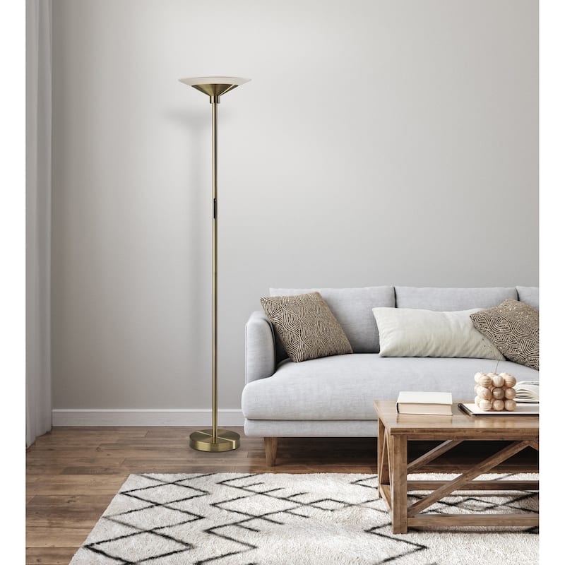 Adesso Solar LED Torchiere
