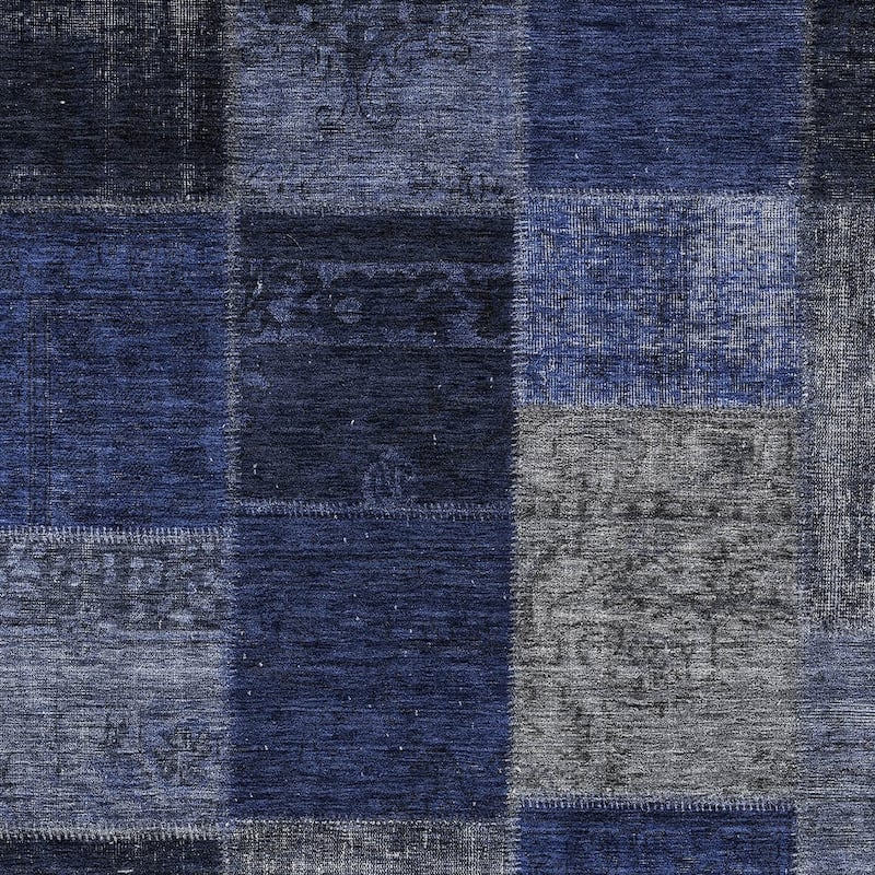 HomeRoots Patchwork Transitional Rectangle Outdoor Rug