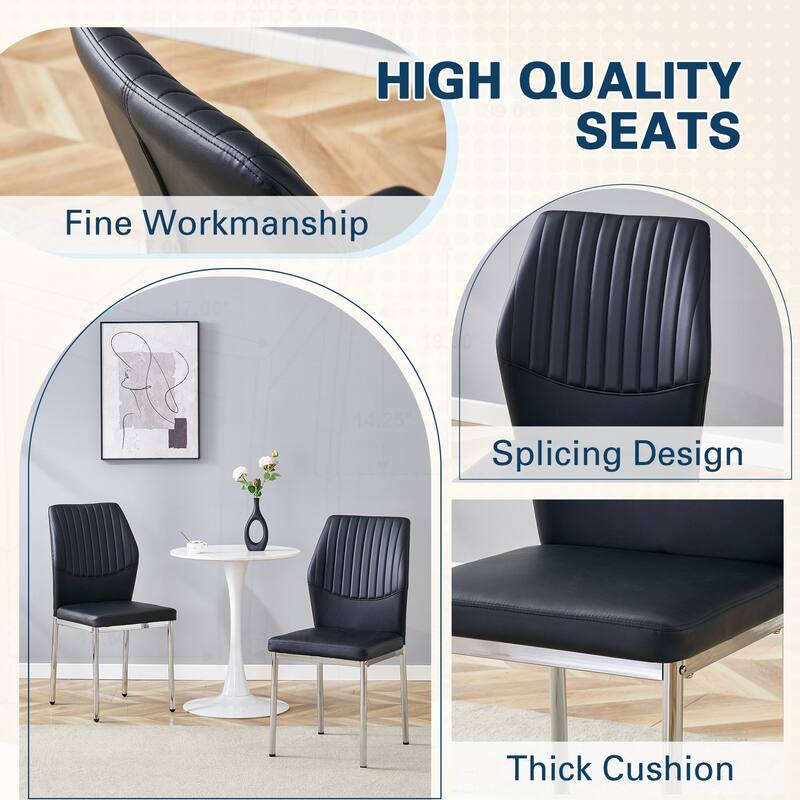 Luxurious Ergonomic Dining Chair Set - Stylish and Comfortable