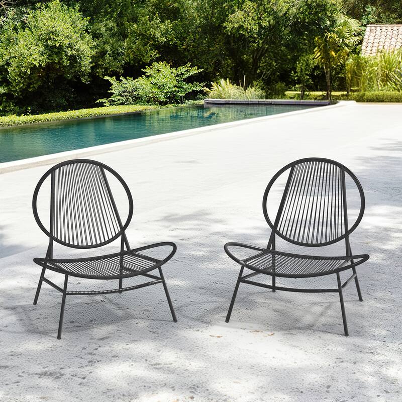 4-Piece or 2-Piece PE Rattan Patio Conversation Set