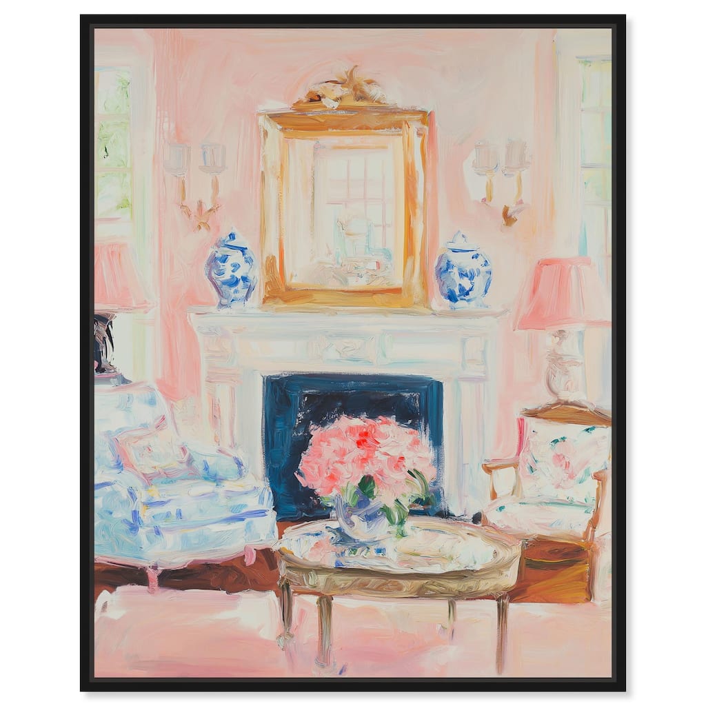 Softly Painted Space Canvas by Art Remedy