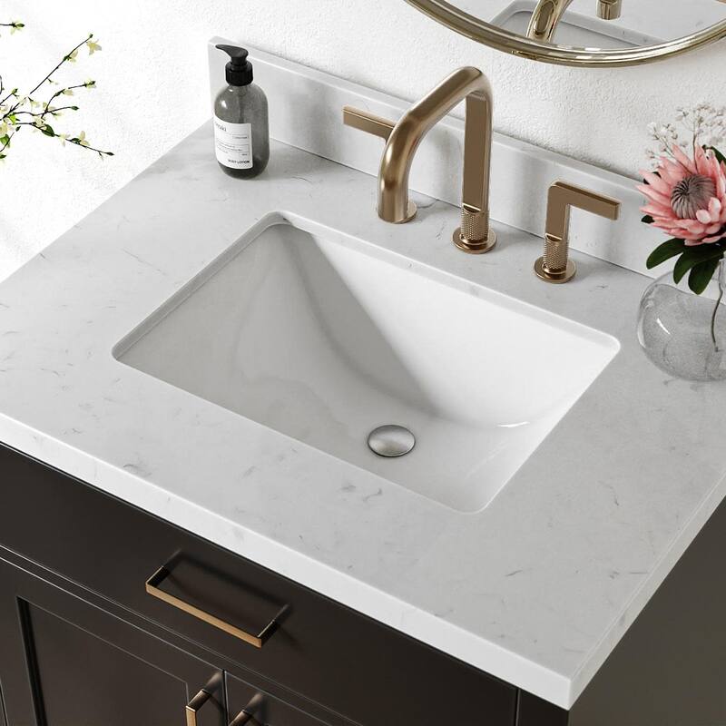 Ariel T030SCQRVO Hepburn 30" Free Standing Single Basin Vanity Set