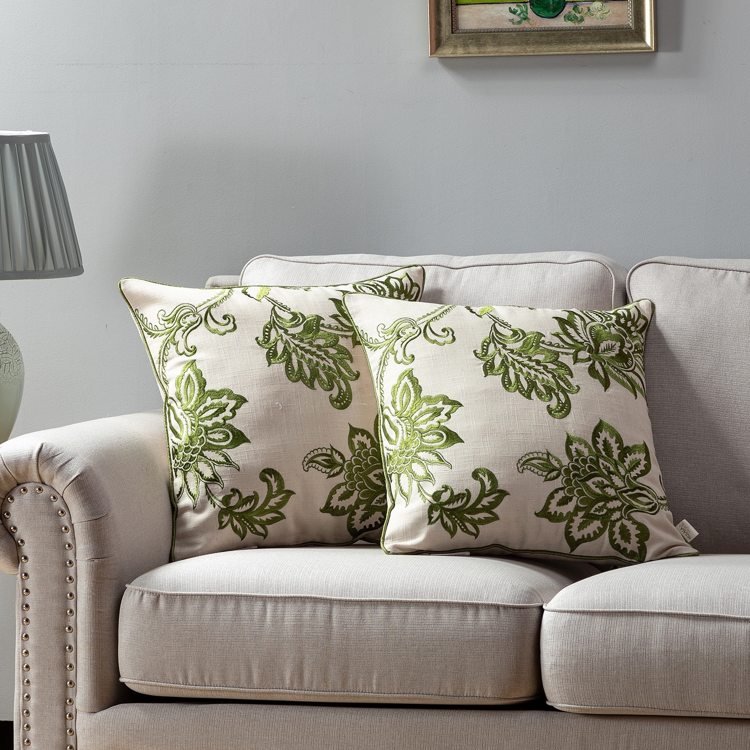 Country top couch pillows
