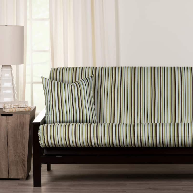 Remo Multi-Stripe Full Size Futon Cover - N/A