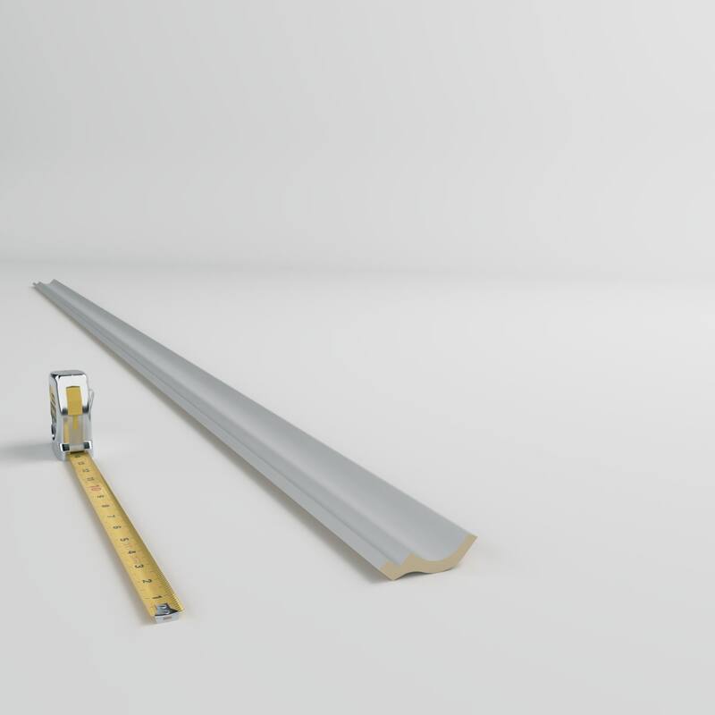 2 1/8"H x 1 3/4"P x 2 3/4"F x 94 1/2"L Lily Crown Moulding - 1-Pack