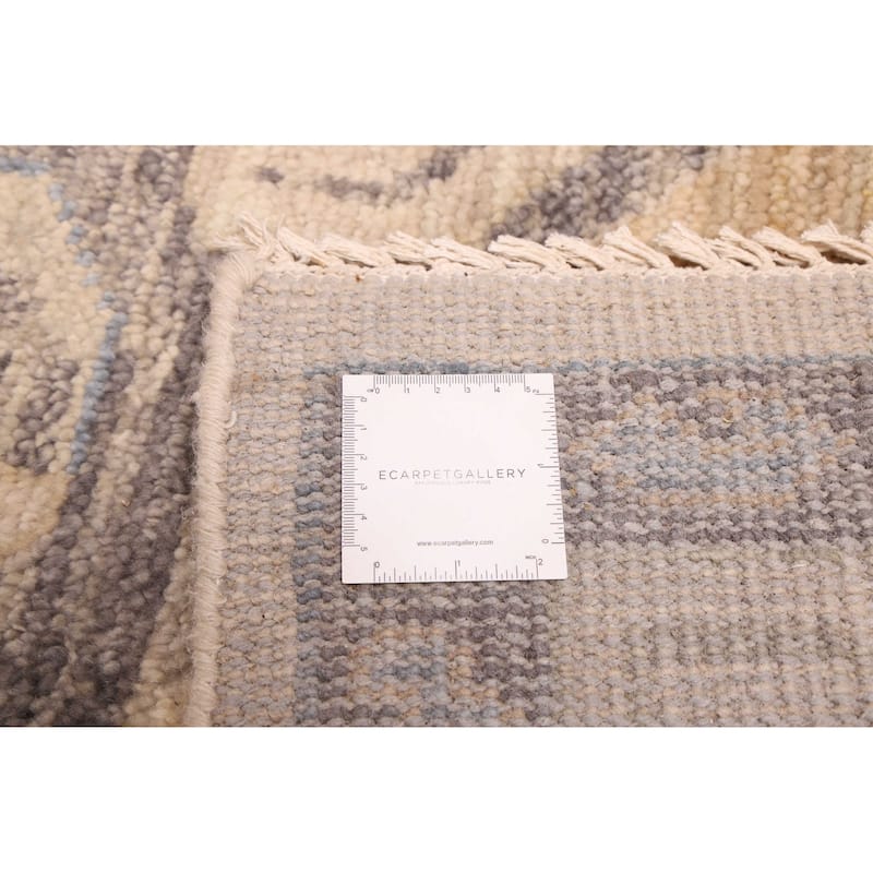 ECARPETGALLERY Hand-knotted Jules Serapi Dark Grey Wool Rug - 8'10 x 12'0