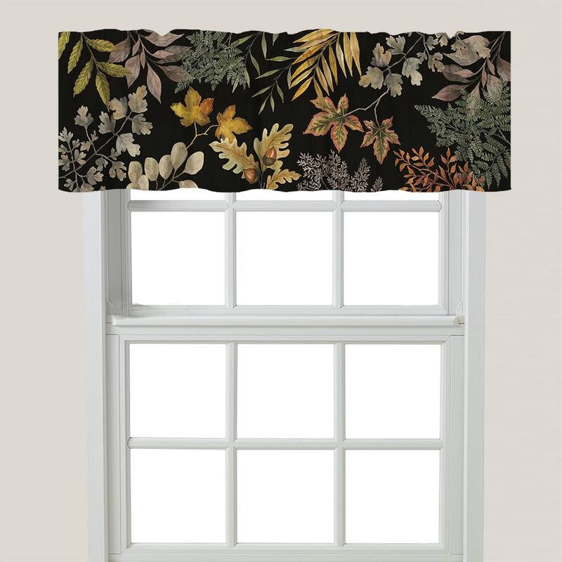Laural Home Sophisticated Autumn Window Valance - 60" x 18"