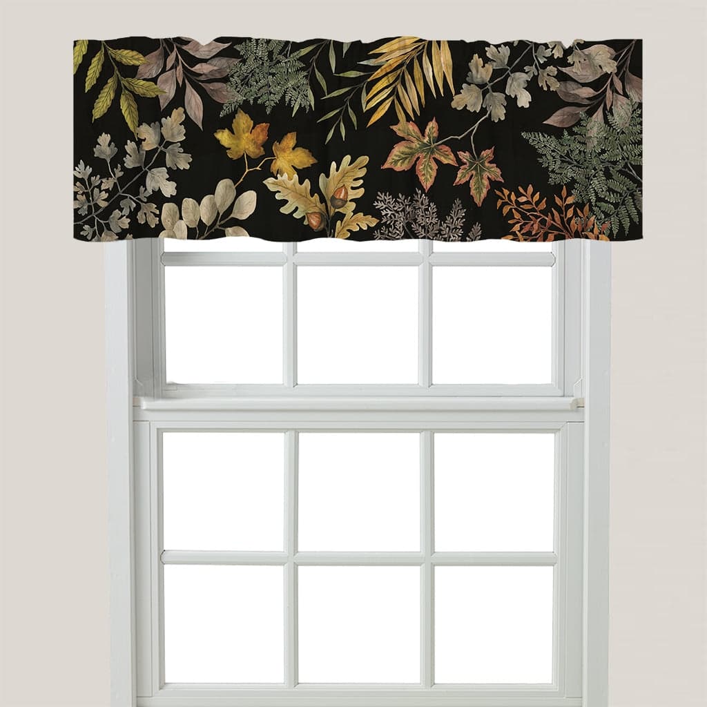 Laural Home Sophisticated Autumn Window Valance - 60" x 18"