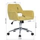 preview thumbnail 33 of 85, Homy Casa Adjustable Upholstered Swivel Task Chair