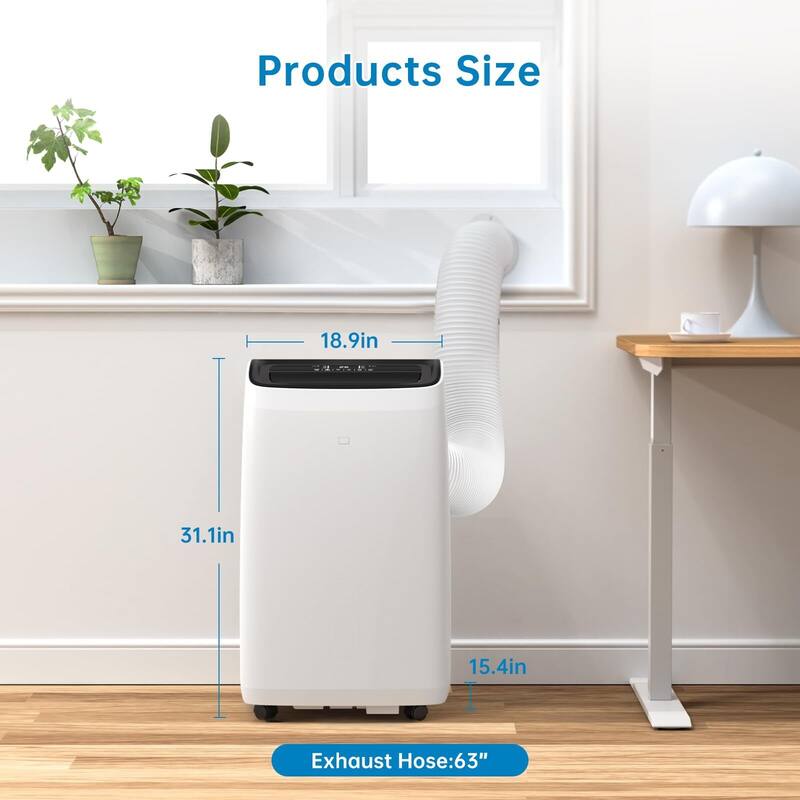4000 BTU Portable Air Conditioner for Room 750 Sq.Ft