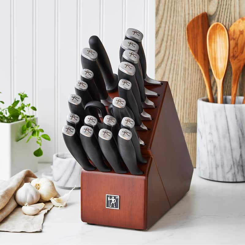 Henckels Elan 21-pc Knife Block Set - Brown