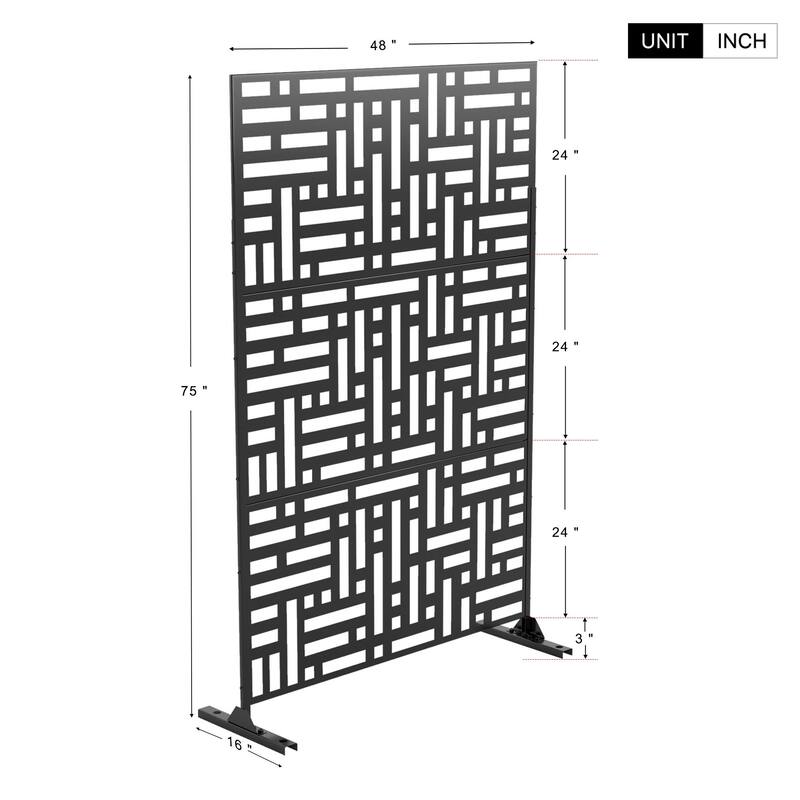 Privacy Screen Free Standing Street