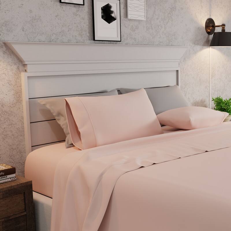 Color Sense Cotton Double Brushed and Extra Warm Flannel Sheet Set