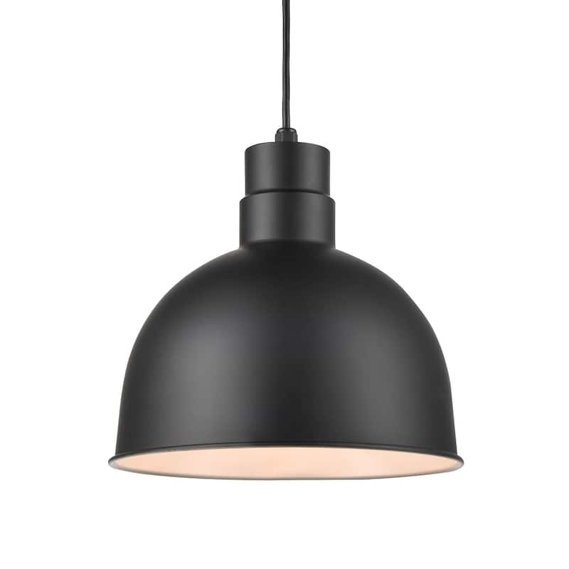 Millennium Lighting RLM Series 12" Wide LED Pendant - Satin Black