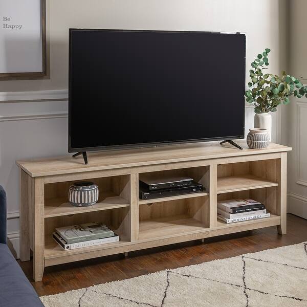 70 Inch Tv Stand Console With Adjustable Shelving On Sale Overstock 21505038