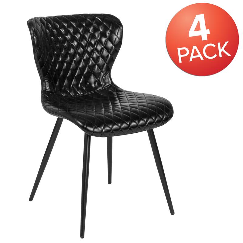 4 Pack Contemporary Upholstered Chair