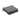 Pillow Perfect Outdoor/Indoor Canvas Charcoal Squared Corners Seat Cushion 20x20x3 (Set of 2)