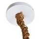 preview thumbnail 9 of 8, Open-Weave Wicker Ceiling Light