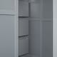 preview thumbnail 14 of 14, Elegant Full Size Bunk Bed with Storage Wardrobe and Shelves, Versatile Bed with Built-In Desk Beneath the Bed