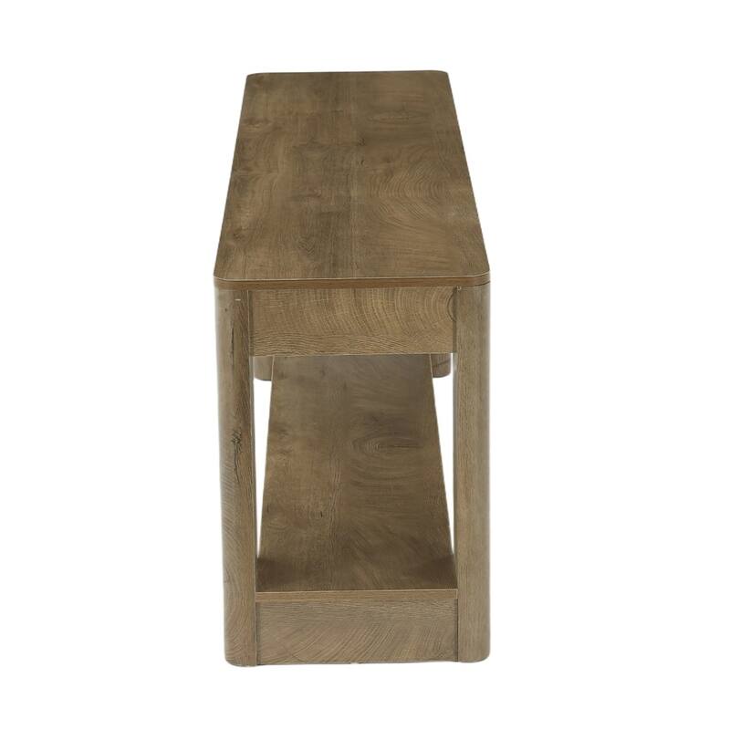 63" Narrow Farmhouse Console Table, Sofa Table for Behind Couch & Entryway