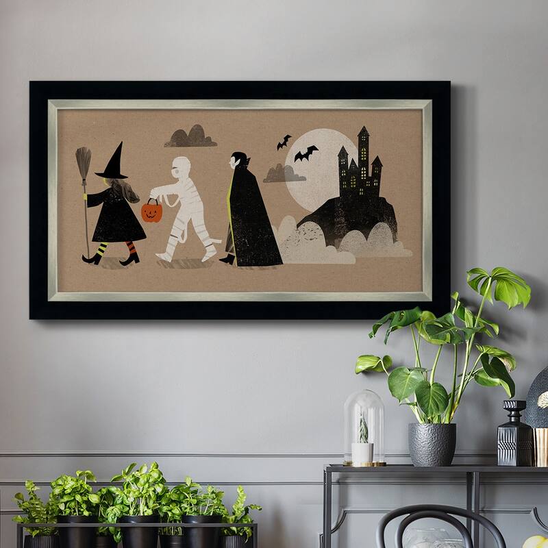 Graphic Halloween Collection D Premium Framed Canvas- Ready to Hang