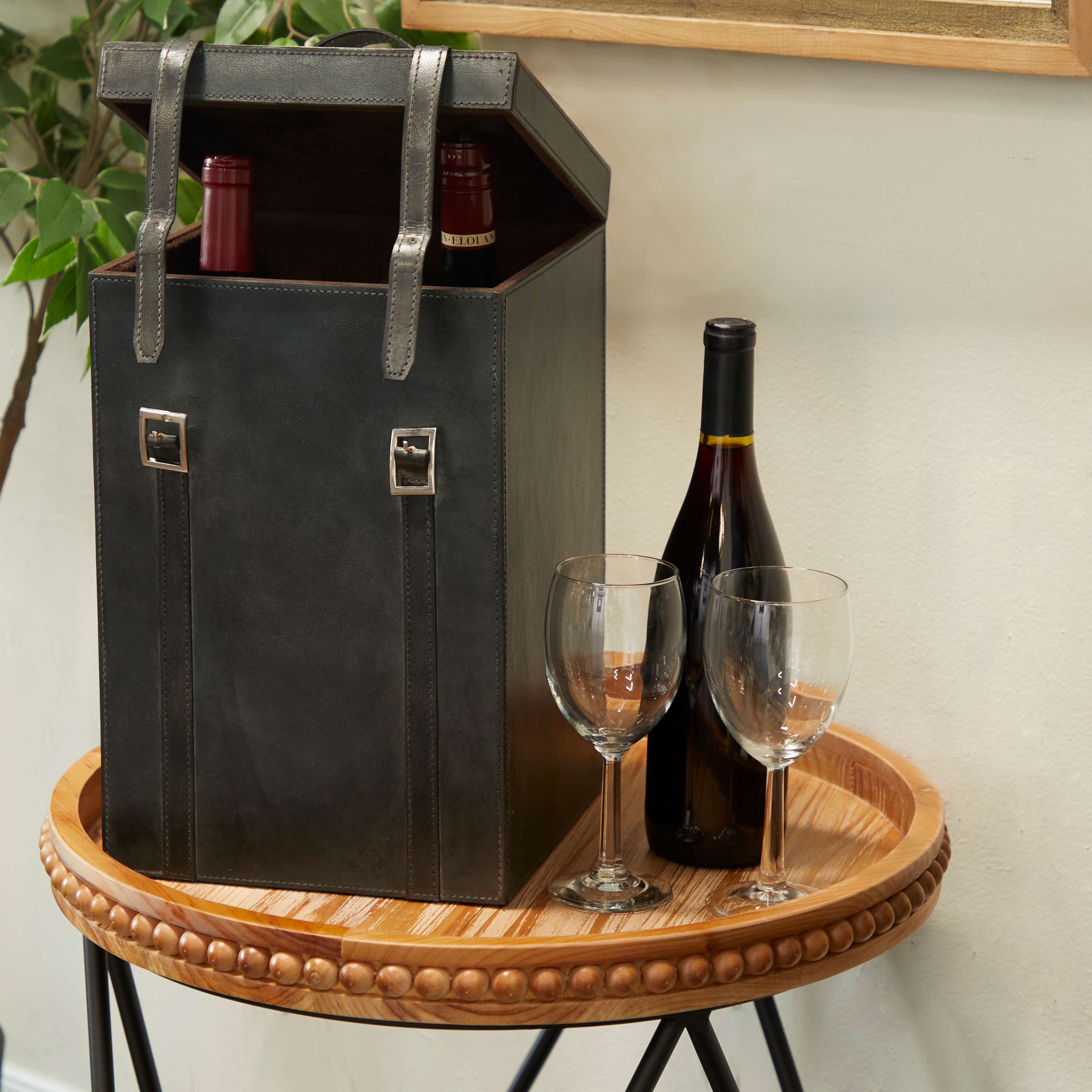 Leather Modern Wine Holder On Sale Bed Bath Beyond 34799680