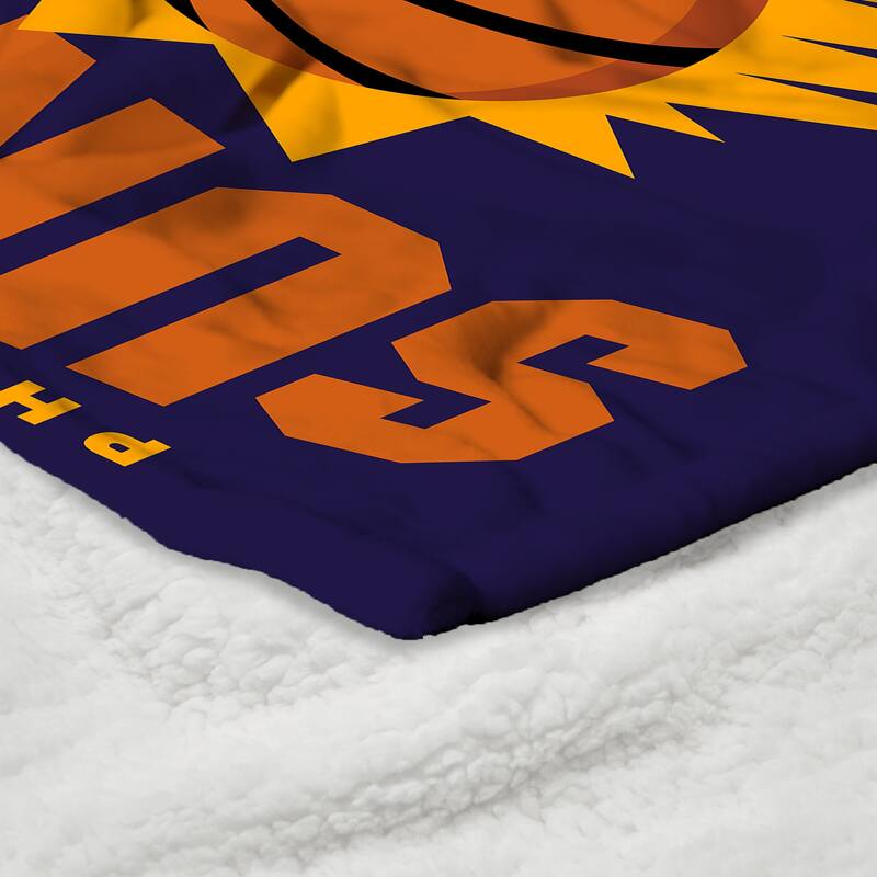 NBA High Block Silk Touch Sherpa Throw Blanket