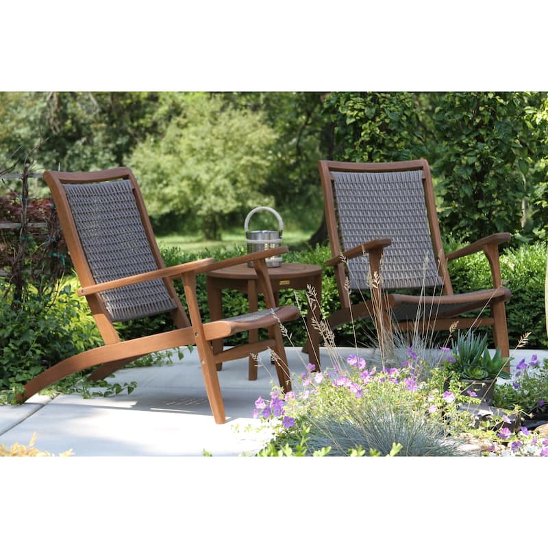Eilaf Eucalyptus and Wicker Lounger