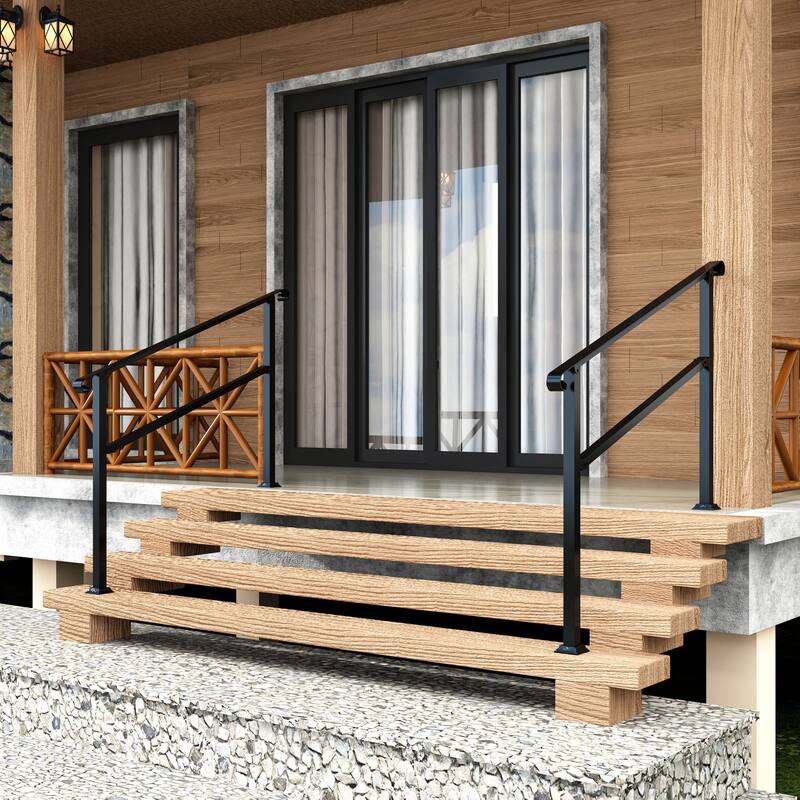 Iron Stair Rail Steps Suitable for Garden Porch and Home Applications