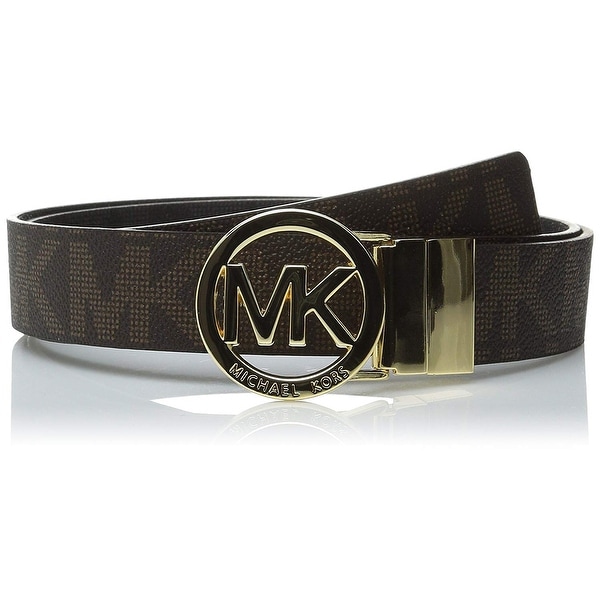 michael kors reversible logo belt