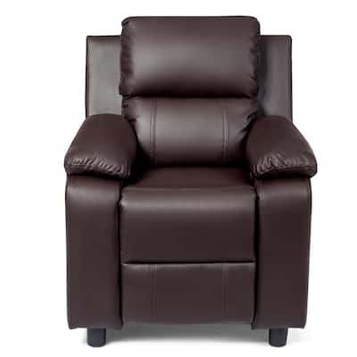 PU Leather Kids Recliner with Armrest & Headrest Lounge 3 Color - See Details