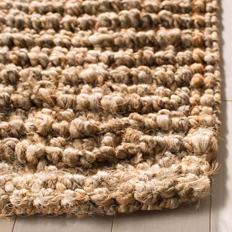 SAFAVIEH Jerneja Handmade Solid Chunky Jute Area Rug