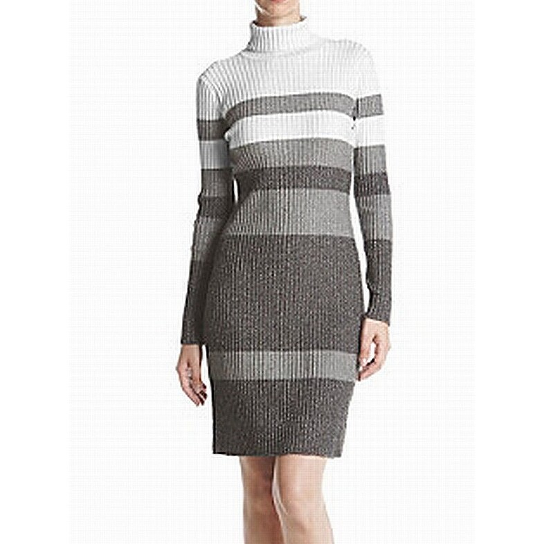 calvin klein turtleneck sweater dress