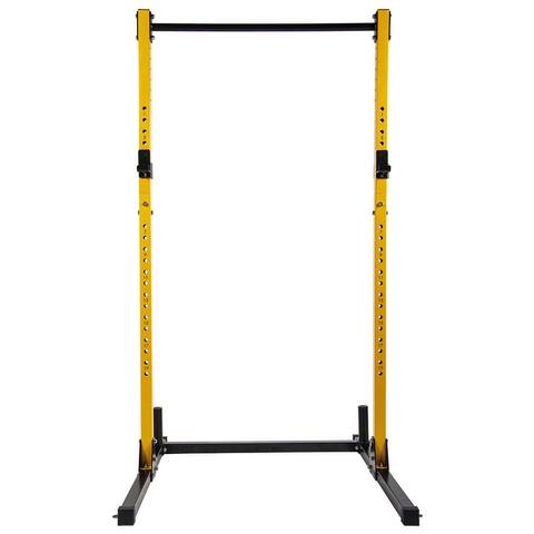 Multi-Function Adjustable Power Rack Exercise Squat Stand with J-Hooks and Other Accessories, 500-Pound Capacity