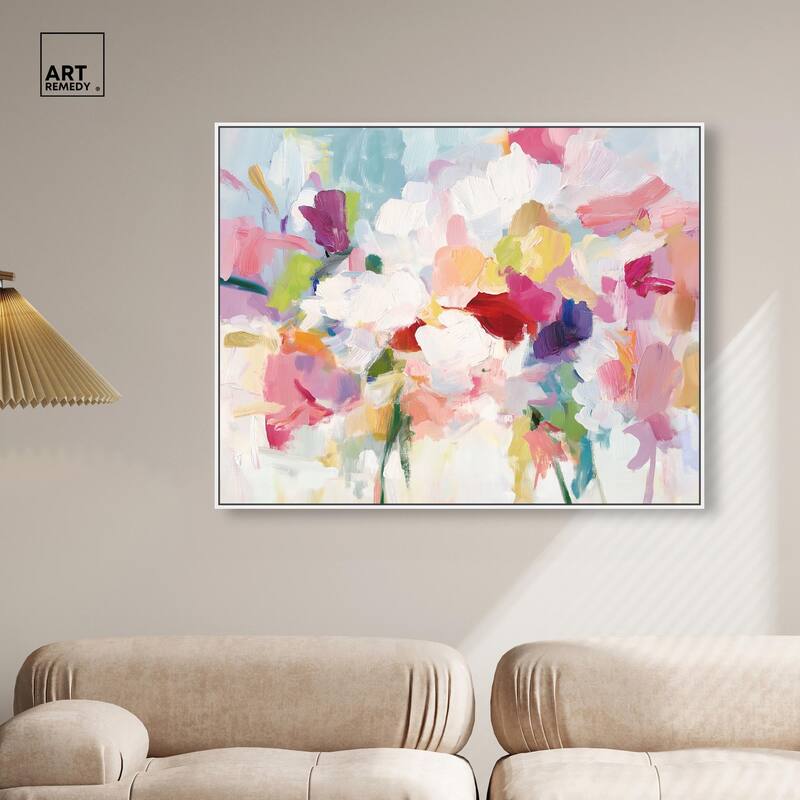 Saturated Colors II Canvas by Art Remedy