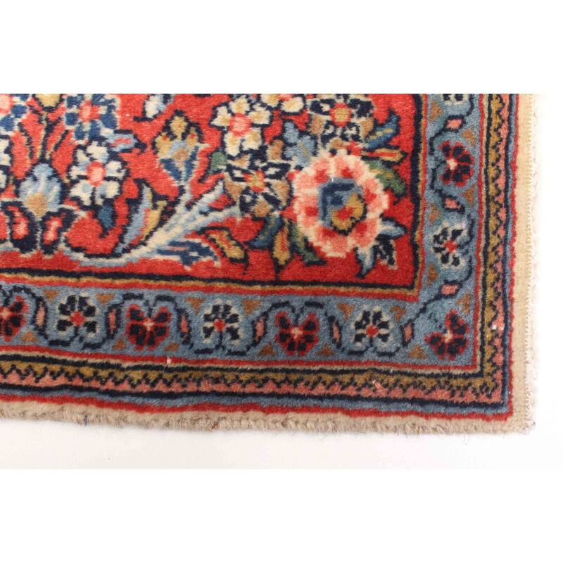 ECARPETGALLERY Hand-knotted Kayseri Cream Wool Rug - 4'5 x 6'9