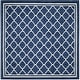 preview thumbnail 46 of 100, SAFAVIEH Amherst Leota Trellis Rug 3' Square - Navy/Beige - Square